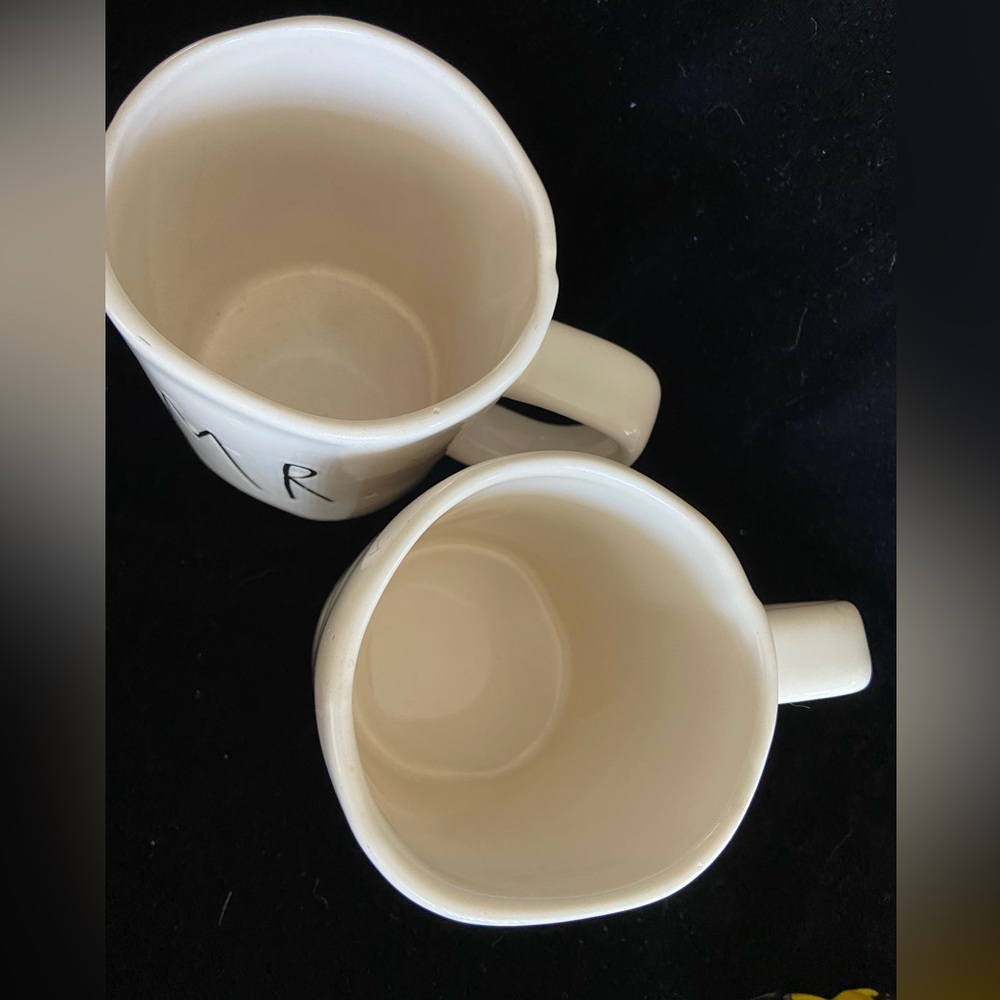 🖤 Rae Dunn By Magenta Collection MR & MRS Ivory Ceramic Coffee Mug Set Wedding - Picture 8 of 8